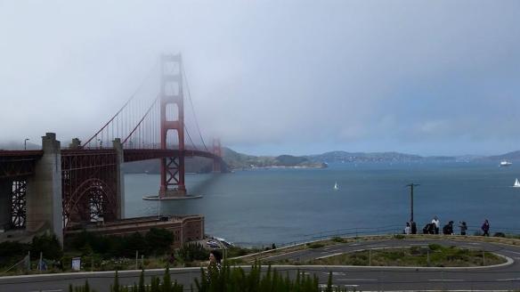 Good old foggy Golden Gate Bridge.
