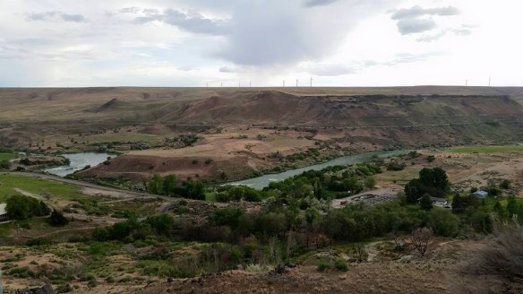 An excellent view of the Snake River near Bliss, Idaho.