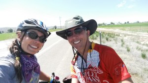 Another touring cyclist! Unbelievable!