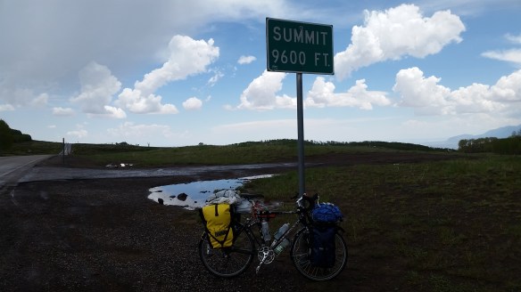 You have to imagine heaps of hail everywhere to get the idea of what conditions were like just a few minutes before I snapped this picture.