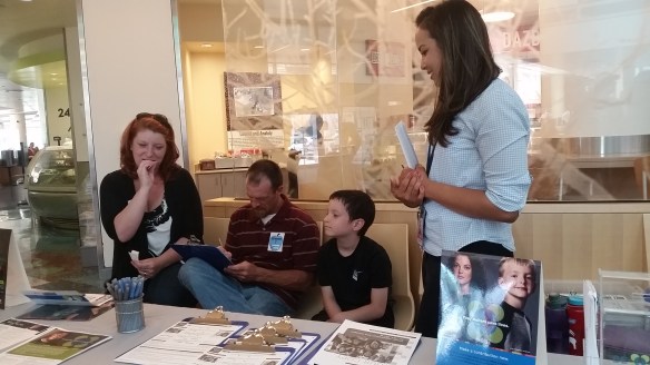 Swabbing taking place!