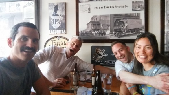 A rare evening when I'm not at a campsite!